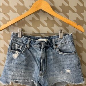 PacSun Women's Light Blue Jean Shorts